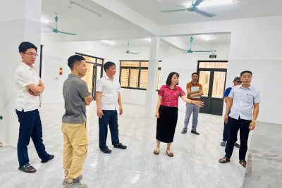 Hình ảnh bàn giao trường mới