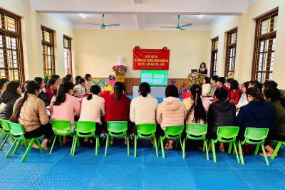 TRƯỜNG MẦM NON TRẦN HƯNG ĐẠO TỔ CHỨC SƠ KẾT HỌC KỲ I – PHÁT HUY HIỆU QUẢ CÔNG TÁC CHĂM SÓC, GIÁO DỤC TRẺ