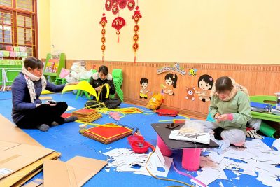 TRƯỜNG MẦM NON TRẦN HƯNG ĐẠO TÍCH CỰC CHUẨN BỊ CHO HOẠT ĐỘNG TRẢI NGHIỆM “HỘI CHỢ XUÂN BÍNH NGỌ”