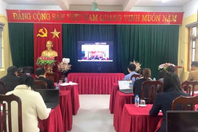 Trường Mầm non Trần Hưng Đạo tham gia tập huấn Hệ thống Quản lý dữ liệu ngành giáo dục