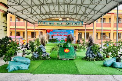 TRƯỜNG MẦM NON TRẦN HƯNG ĐẠO CHUẨN BỊ CHU ĐÁO CHO HOẠT ĐỘNG TRẢI NGHIỆM KỶ NIỆM NGÀY 22/12