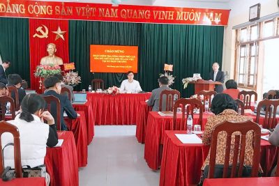 XÃ TRẦN THƯƠNG ĐÓN ĐOÀN KIỂM TRA CÔNG TÁC PHỔ CẬP GIÁO DỤC, XÓA MÙ CHỮ NĂM 2025