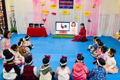 Lớp C3 ứng dụng trí tuệ nhân tạo (AI) trong hoạt động khám phá khoa học “Tìm hiểu một số động vật nuôi trong gia đình”