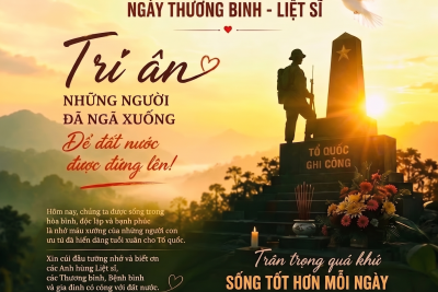 ĐỜI ĐỜI NHỚ ƠN CÁC ANH HÙNG LIỆT SĨ, THƯƠNG BINH, BỆNH BINH VÀ NGƯỜI CÓ CÔNG VỚI CÁCH MẠNG