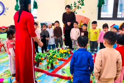 Hoạt động góc chủ đề Nghề nghiệp lớp A3